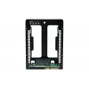 QNAP QDA-A2AR - interne RAID-behuizing - 3.5 naar 2 x 2.5 (8,9 cm naar 2 x 6,4 cm) - RAID 0, 1, JBOD - SATA 6Gb/s