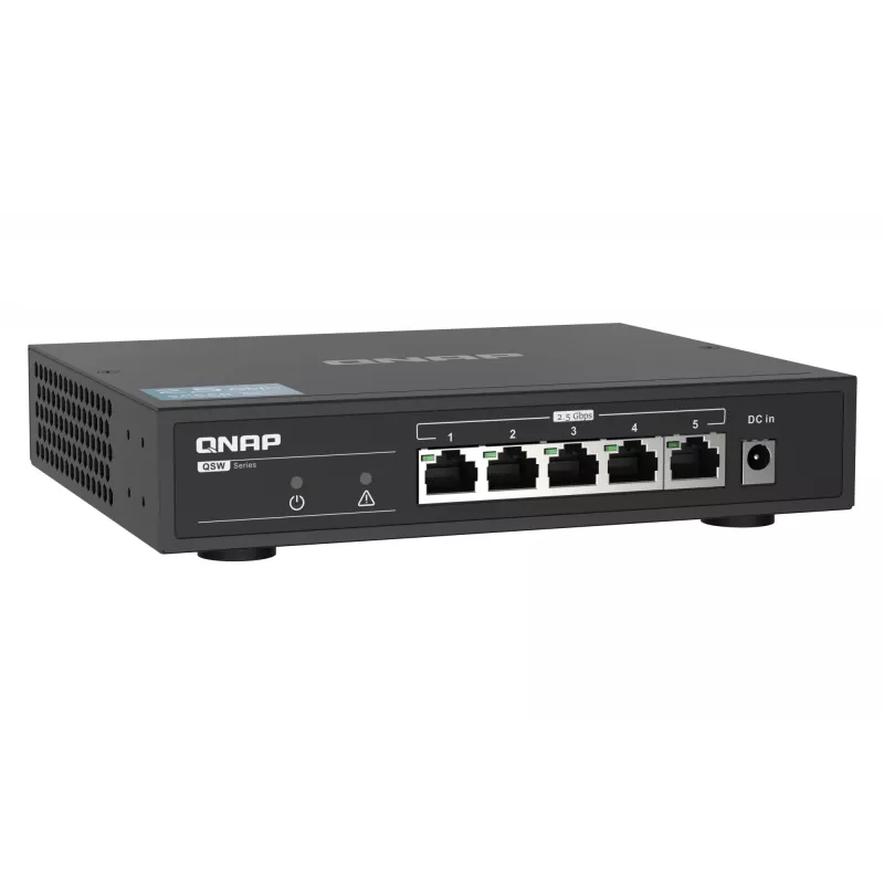 QNAP QSW-1105-5T 5-poorts unmanaged switch, 5x 2.5GbE