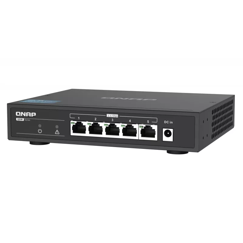 QNAP QSW-1105-5T 5-poorts unmanaged switch, 5x 2.5GbE
