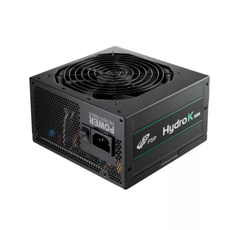 Voeding FSP Hydro K PRO 750W 24-pins ATX 80 PLUS Bronze 120 mm ventilator zwart