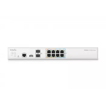 EnGenius Cloud Managed Security Gateway 2 x 2,5 GbE LAN & 6 x 2,5 GbE WAN & 2 SFP+-poorten