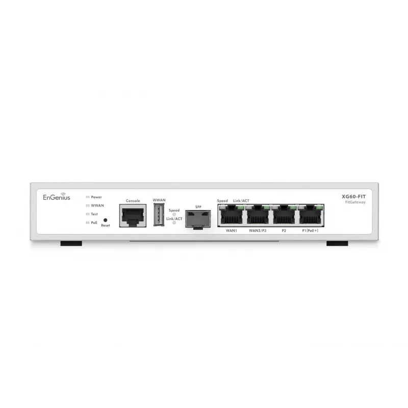 EnGenius FitXpress Managed Gateway 2 x GbE LAN & 2 x GbE WAN & 1 SFP-poort