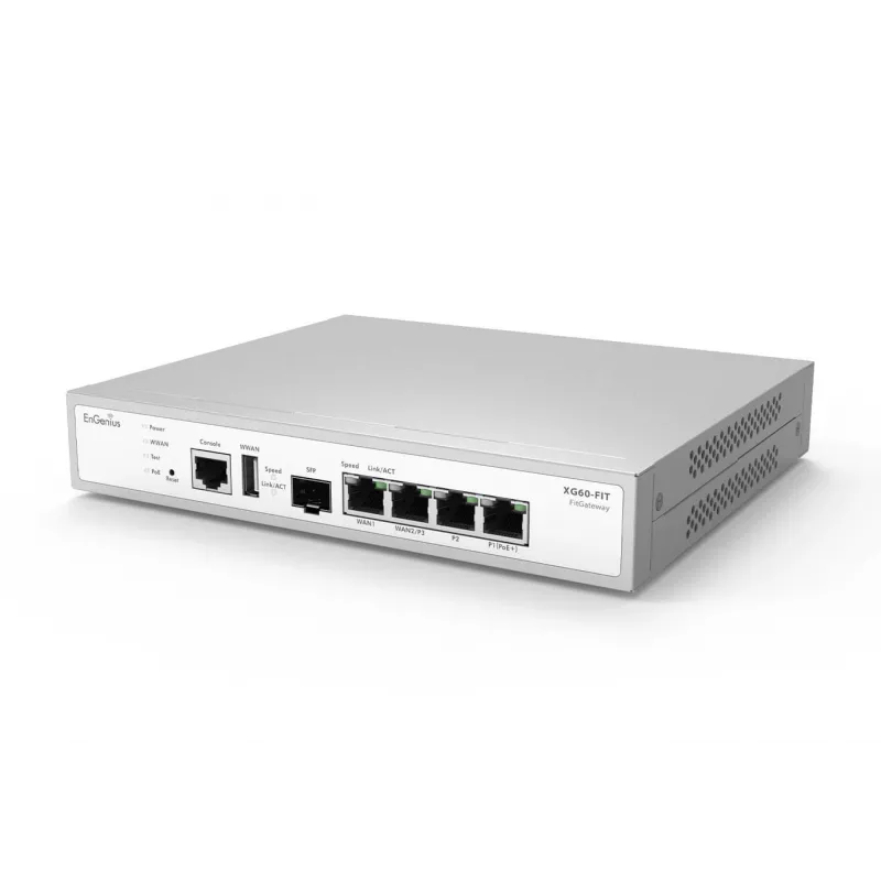 EnGenius FitXpress Managed Gateway 2 x GbE LAN & 2 x GbE WAN & 1 SFP-poort
