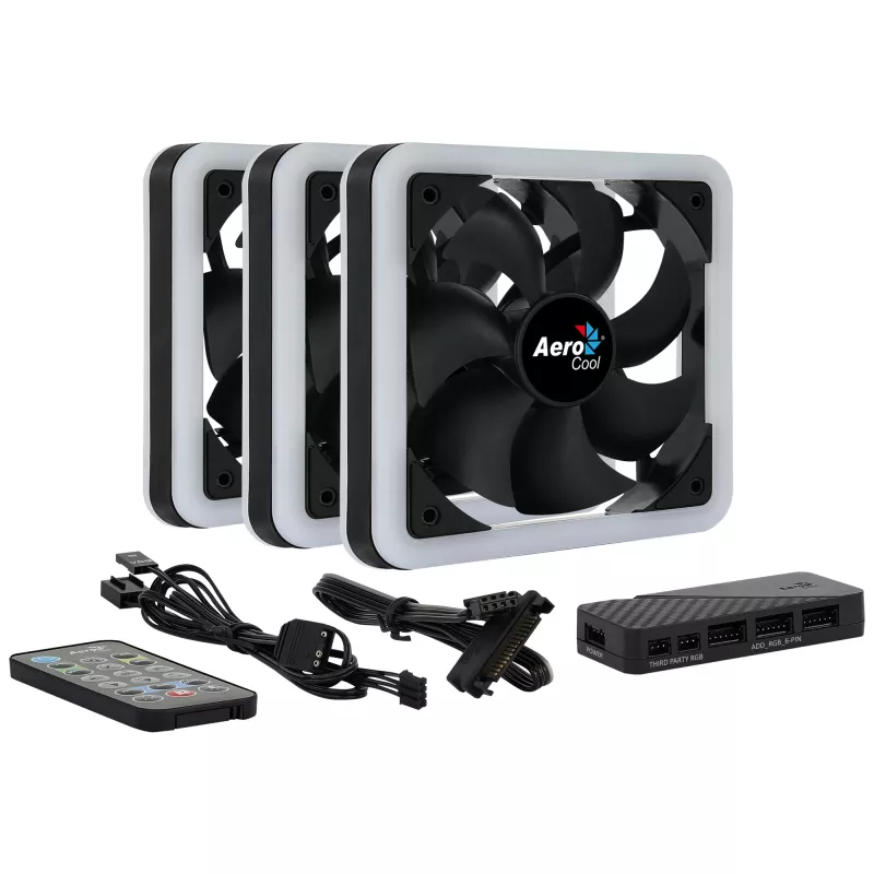 Aerocool Edge 14 Pro computerbehuizingsventilator 14 cm zwart
