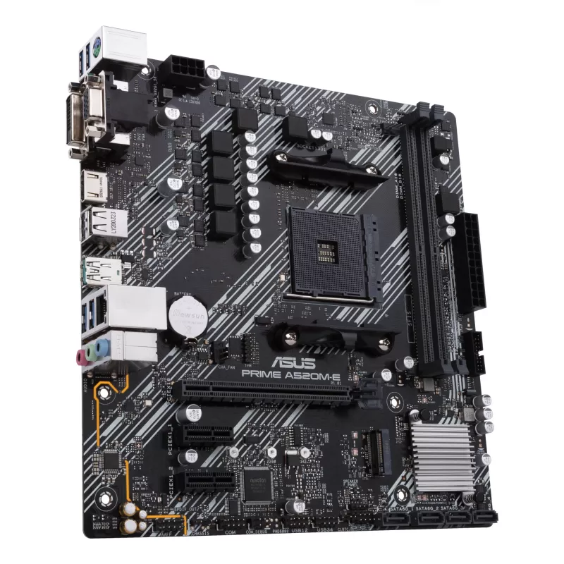 Moederbord ASUS PRIME A520M-E/CSM, AMD A520, socket AM4, micro ATX