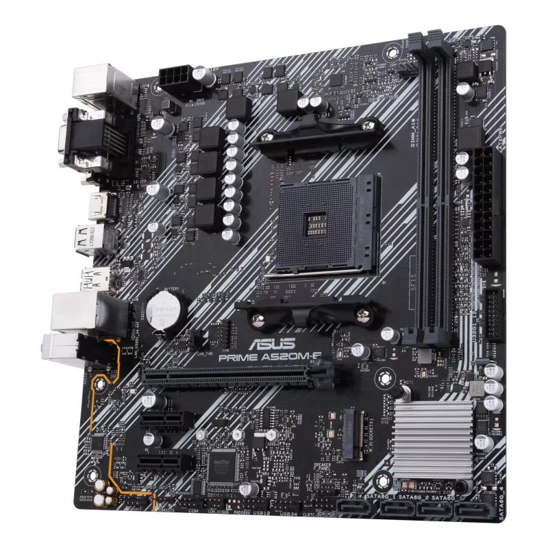 Moederbord ASUS PRIME A520M-E/CSM, AMD A520, socket AM4, micro ATX