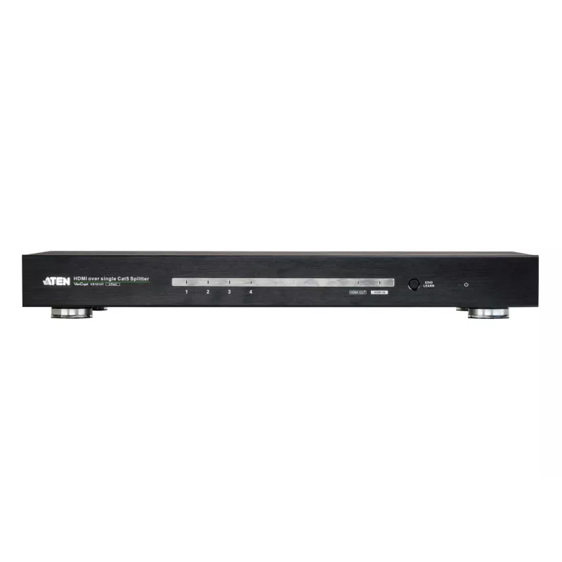 ATEN 4-poorts HDMI CAT5e/6 splitter via enkele Cat-kabel / 4K / RS232 / HDBaseT