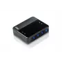 ATEN 4-poorts USB 3.0 randapparatuur-sharing-apparaat, 5 Gbit/s, Micro-USB Type B, zwart, kunststof, 0 - 40 °C, -20 - 60 °C