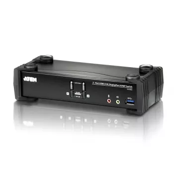 ATEN 2-poorts USB 3.1 Gen 1 4K DisplayPort 1.2 KVMP™-switch met audio (KVM-kabel meegeleverd)