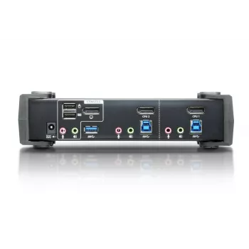 ATEN 2-poorts USB 3.1 Gen 1 4K DisplayPort 1.2 KVMP™-switch met audio (KVM-kabel meegeleverd)