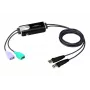 KM-switch ATEN 2-poorts USB Boundless kabel CS62KM