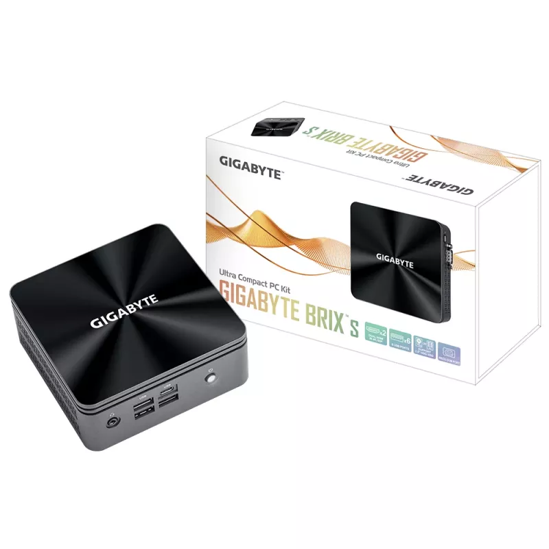GIGABYTE GB-BRi5H-10210(E) UCFF zwart i5-10210U 1,6 GHz