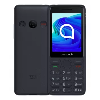 TCL OneTouch 4042S Dual SIM feature phone met oplaadstation, grijs
