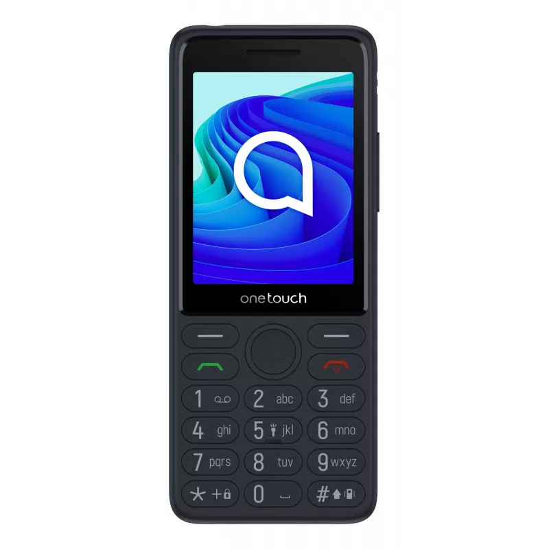 TCL OneTouch 4042S Dual SIM feature phone met oplaadstation, grijs