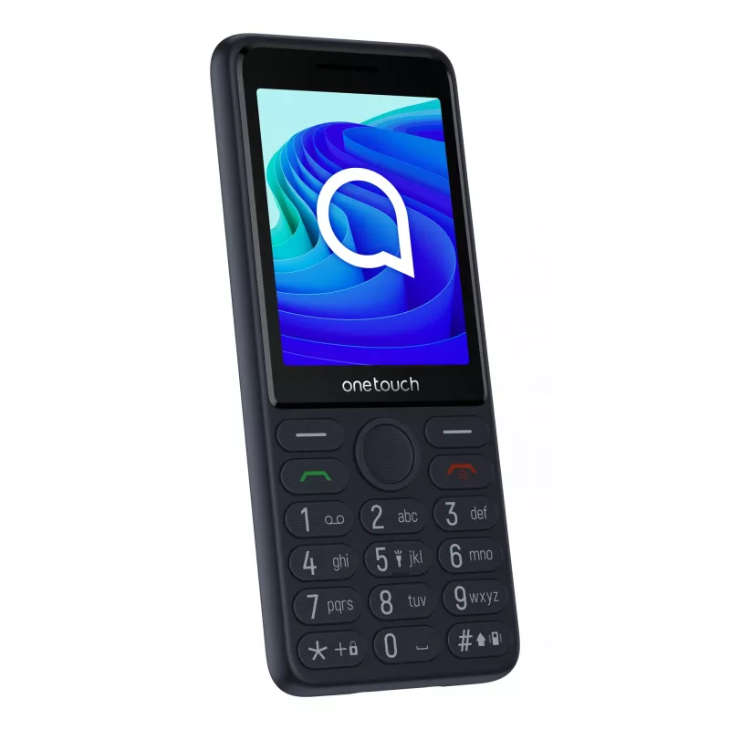 TCL OneTouch 4042S Dual SIM feature phone met oplaadstation, grijs