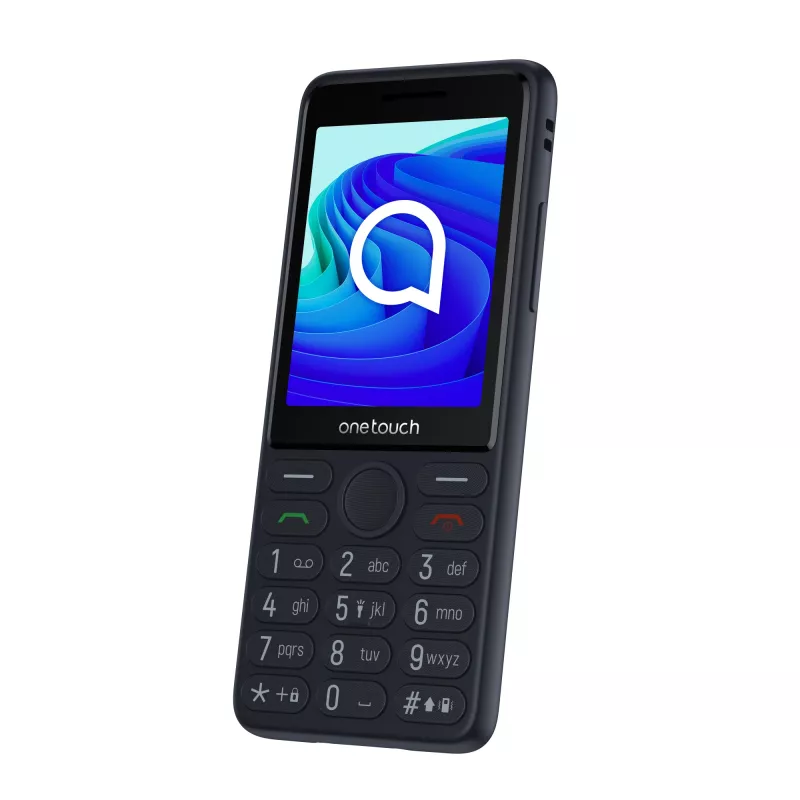 TCL OneTouch 4042S Dual SIM feature phone met oplaadstation, grijs