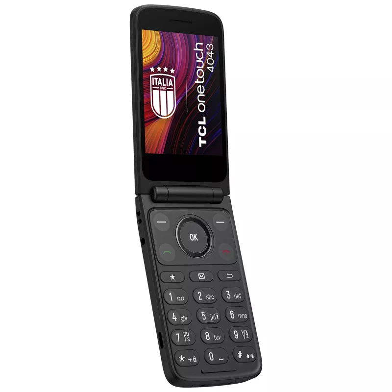TCL OneTouch 4043 8,13 cm (3,2 inch) 130,6 g grijs featurephone