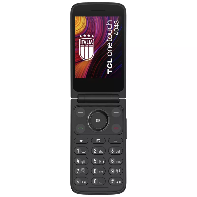TCL OneTouch 4043 8,13 cm (3,2 inch) 130,6 g grijs featurephone