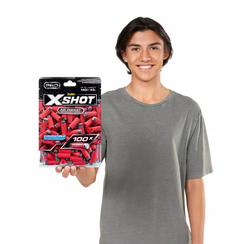 XSHOT Pro Series halflange pijlen navulverpakking (100 pijlen) ZURU