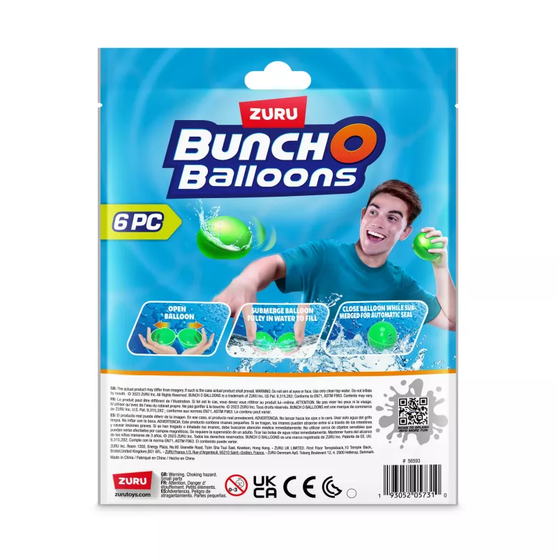 Bunch O Balloons herbruikbare waterbommen 6-pack ZURU