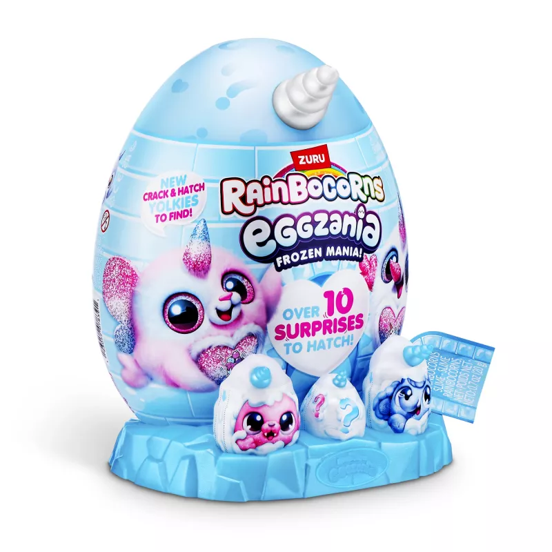 Knuffel Zuru Rainbocorns Eggzania Frozen Mania — dier knuffel, meerkleurig, vanaf 3 jaar