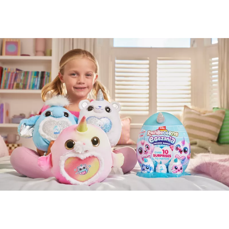 Knuffel Zuru Rainbocorns Eggzania Frozen Mania — dier knuffel, meerkleurig, vanaf 3 jaar