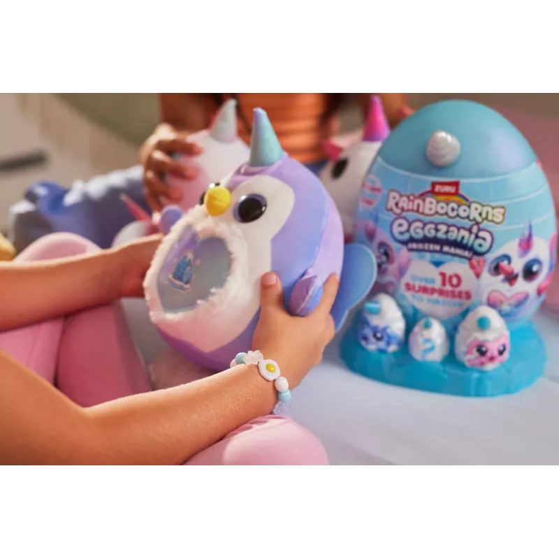 Knuffel Zuru Rainbocorns Eggzania Frozen Mania — dier knuffel, meerkleurig, vanaf 3 jaar