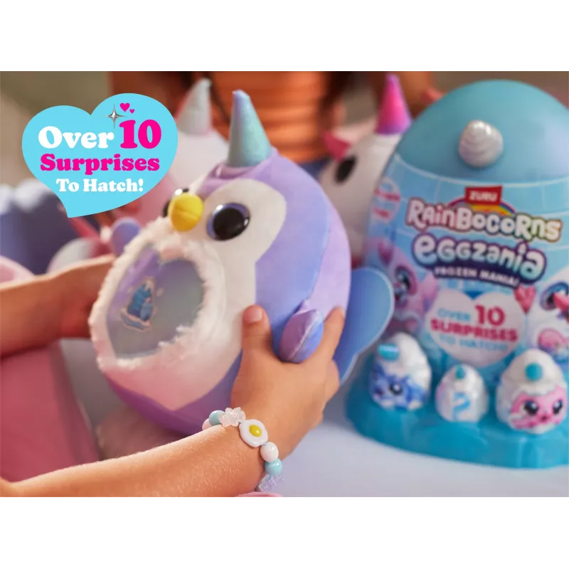 Knuffel Zuru Rainbocorns Eggzania Frozen Mania — dier knuffel, meerkleurig, vanaf 3 jaar