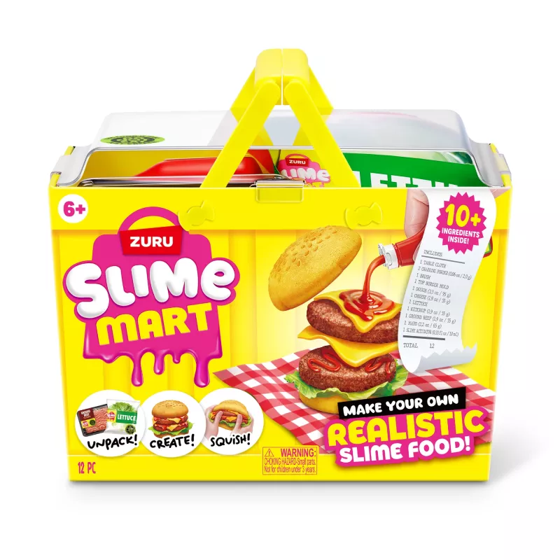 ZURU Slime Mart klein mandje, speelgoedvoedsel, 6 jaar, meerkleurig