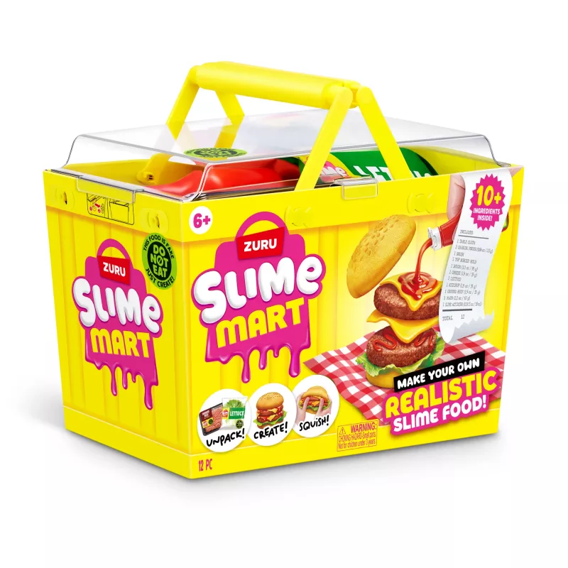 ZURU Slime Mart klein mandje, speelgoedvoedsel, 6 jaar, meerkleurig