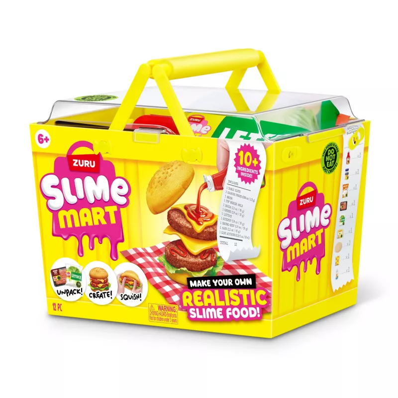 ZURU Slime Mart klein mandje, speelgoedvoedsel, 6 jaar, meerkleurig