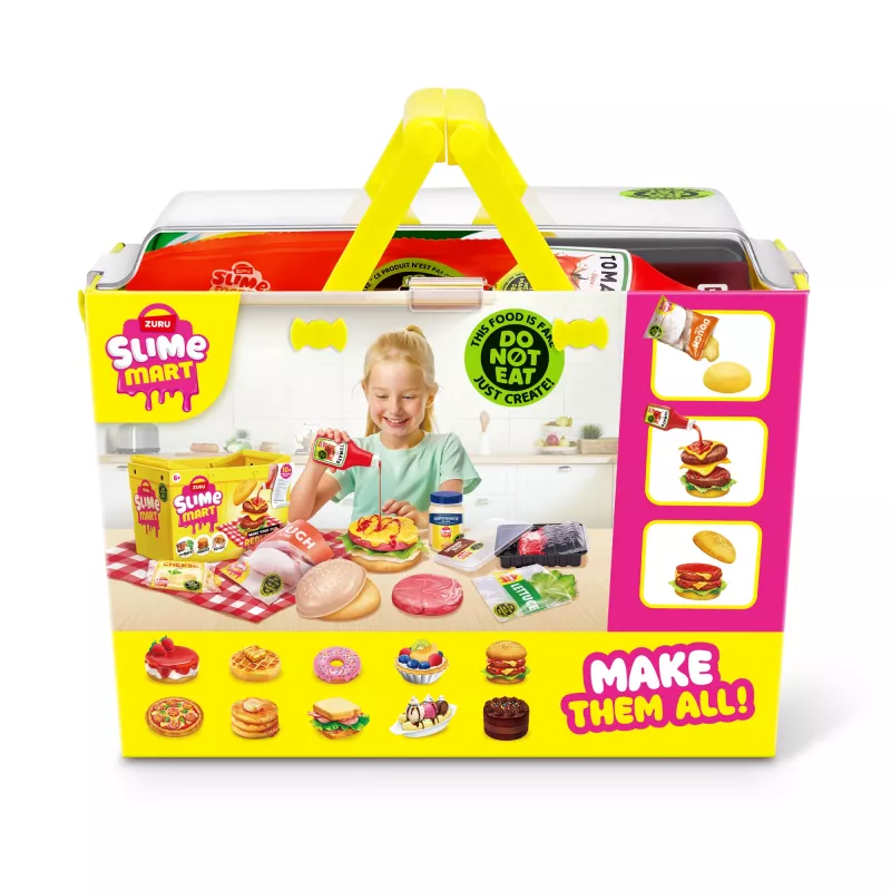 ZURU Slime Mart klein mandje, speelgoedvoedsel, 6 jaar, meerkleurig