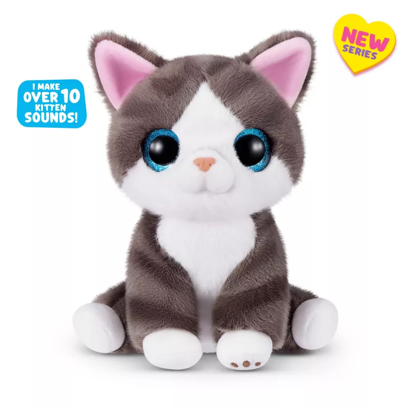 Speelgoedkat Zuru Pets Alive Smitten Kittens Series 2 – interactief geluidsspeelgoed, vanaf 3 jaar, AAA-batterijen