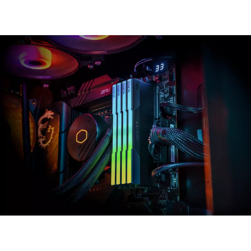 Klevv 64GB (2 x 32GB) 6000MHz CL30 DDR5 gaming-RAM-module 30-36-36-76 CRAS V RGB