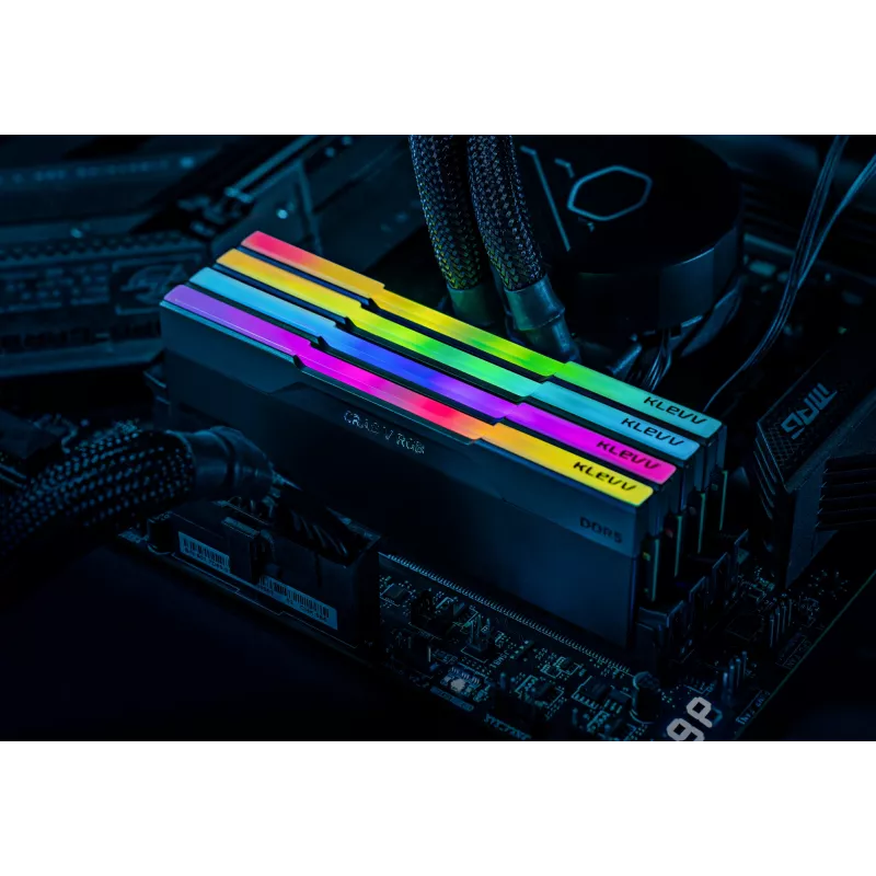 Klevv 64GB (2 x 32GB) 6000MHz CL30 DDR5 gaming-RAM-module 30-36-36-76 CRAS V RGB