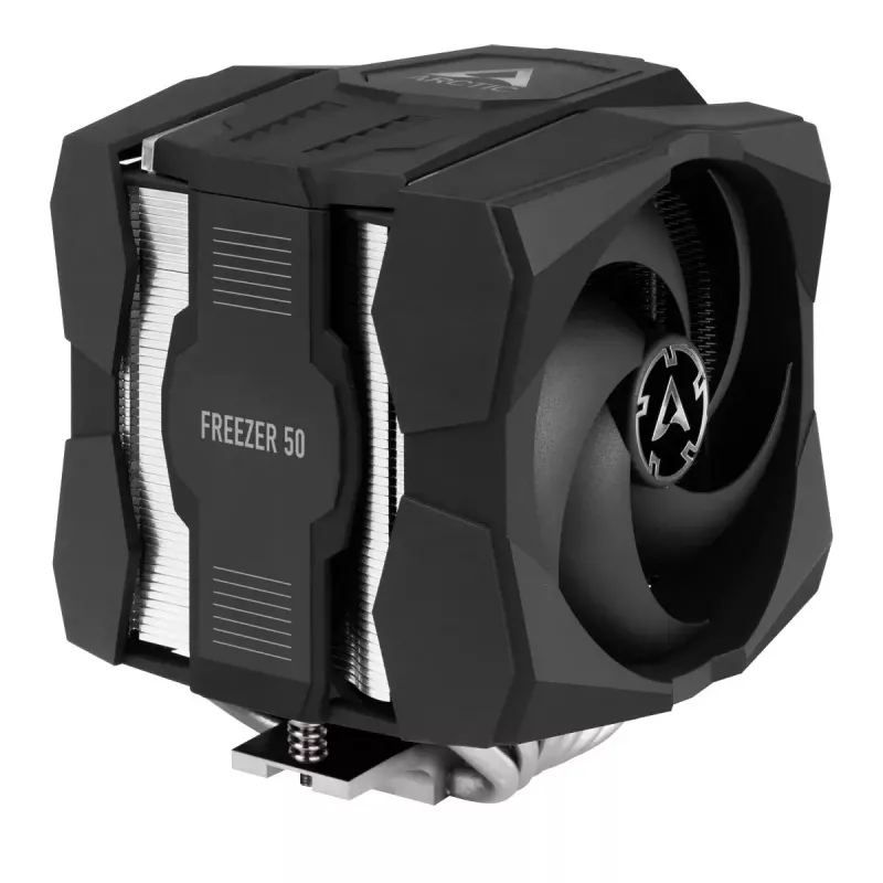ARCTIC Freezer 50 incl. A-RGB-controller – multi-compatibele dual-tower CPU-koeler met A-RGB