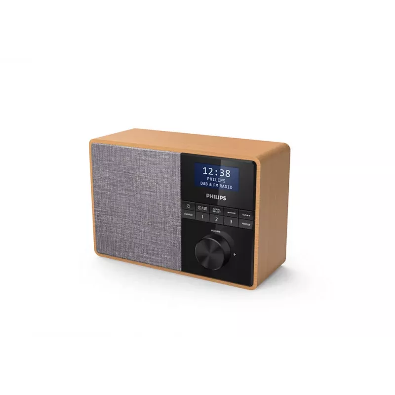 Philips TAR5505/10 Draagbare radio Digitaal Zwart, Grijs, Hout