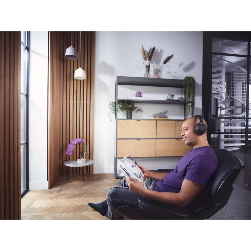 Philips 6000 serie TAH6206BK/00 Koptelefoon/headset Draadloos Hoofdband Muziek Bluetooth Zwart