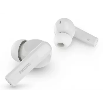 Draadloze in-ear-headset Philips TAT2520WT/00 — Bluetooth, voor gesprekken en muziek, 20–20000 Hz, 10 m bereik, wit, 40 g
