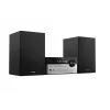 Home-audio-microsysteem Philips TAM4205M2/12 — 80 W RMS, 2-weg luidspreker, Bluetooth, FM, LED-display, lade met cd-lade (Zwart/Zilver)