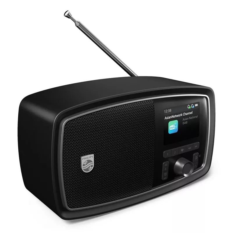 Philips TAV2000DB Draagbaar Analoog & digitaal Zwart