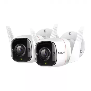 TP-Link Tapo Outdoor Security Wi-Fi Camera, IP-beveiligingscamera, buiten, Bedraad & Draadloos, CE, NCC, wandmontage, Wit