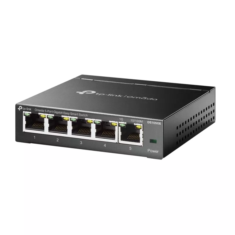 TP-Link Omada DS105GE Netwerkswitch Managed L2 Gigabit Ethernet (10/100/1000) Zwart