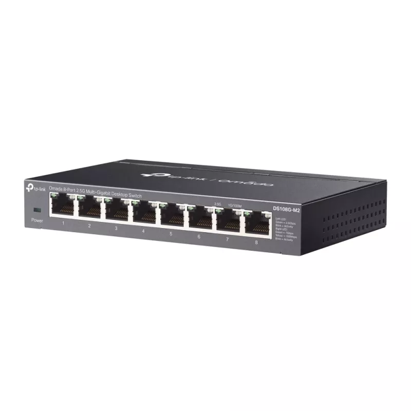 TP-Link Omada DS108G-M2 Netwerkswitch Unmanaged 2.5G Ethernet (100/1000/2500) Zwart
