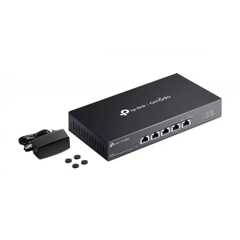 TP-Link Omada DS105X Netwerkswitch Unmanaged 10G Ethernet (100/1000/10000) Zwart