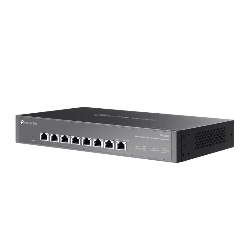 TP-Link Omada DS1008X Netwerkswitch Unmanaged 10G Ethernet (100/1000/10000) 1U Zwart