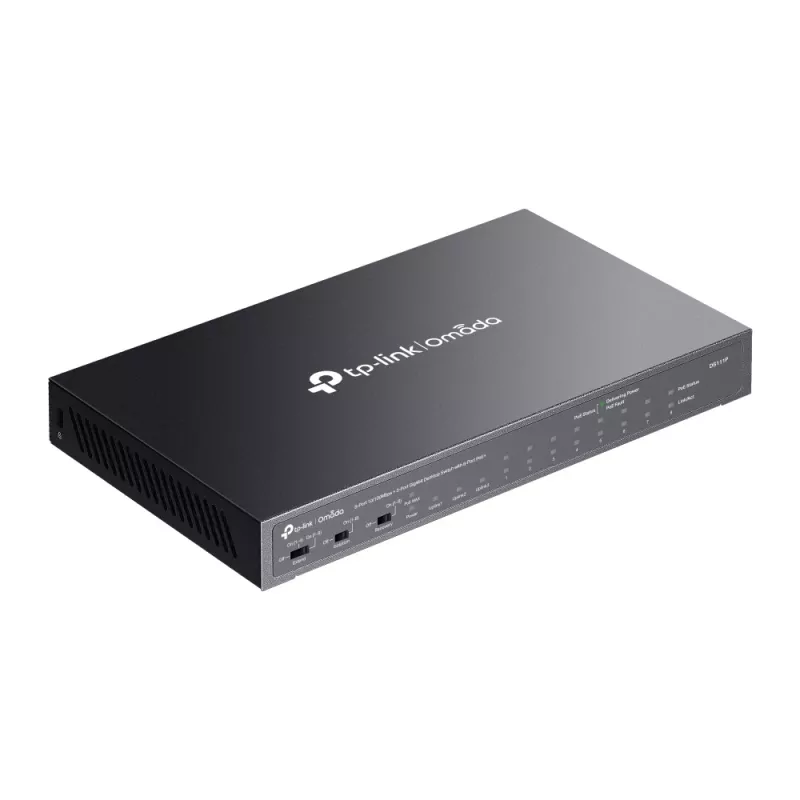 TP-Link Omada DS111P Netwerkswitch Unmanaged Fast Ethernet (10/100) Power over Ethernet (PoE) Zwart