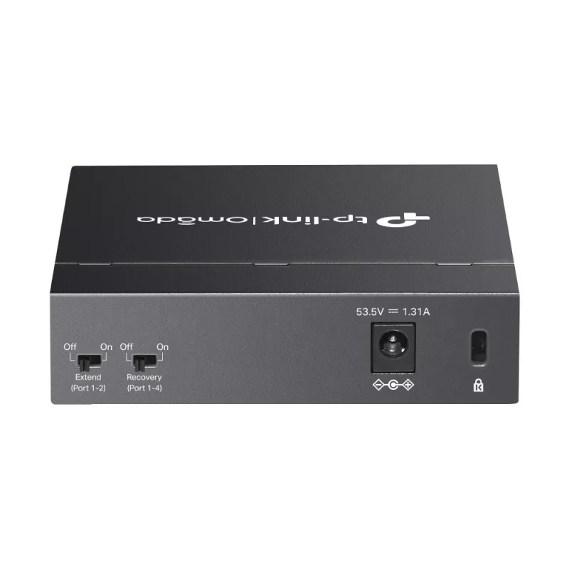 TP-Link Omada DS105GP Netwerkswitch Unmanaged Gigabit Ethernet (10/100/1000) Power over Ethernet (PoE) Zwart