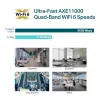 TP-Link Omada AXE11000 plafondmontage quad-band WiFi 6E accesspoint