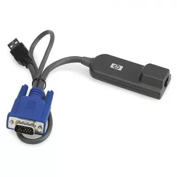 HP KVM CAT5 1-pack USB-interfaceadapter netwerkkabel
